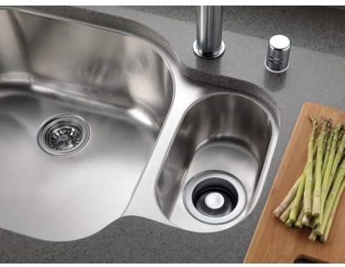 Delta Faucet 72010-SS Flange and Strainer Kitchen Sink, Arctic Stainless