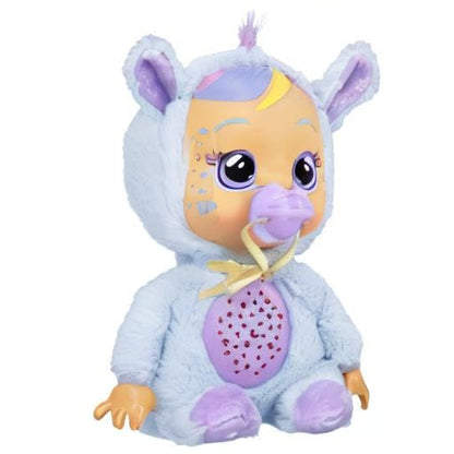 CRY BABIES Goodnight Starry Sky Jenna / Sleepy Time Baby Doll with LED Lights tears, Lullabies and Star Projector Night Light - Bedtime doll for Kids 18M+ age