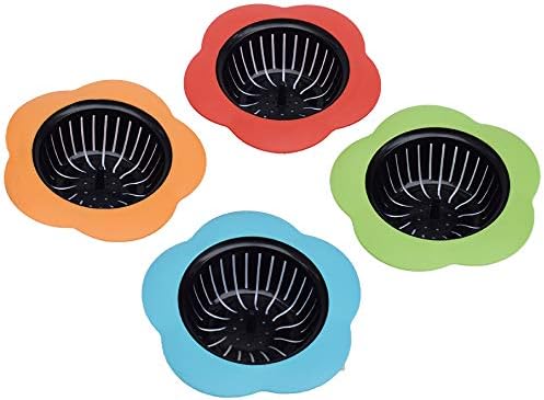 Silicone Kitchen Sink Strainer 2 Pack, Pouring strainers，Drain FilterLarge Wide