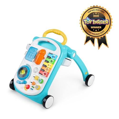 Baby Einstein, Musical Mix ‘N Roll 4-in-1 Activity Walker and Table, Educational Push Along Toy, 4 Languages, 100+ Melodies and Phrases, Ages 6 Months +