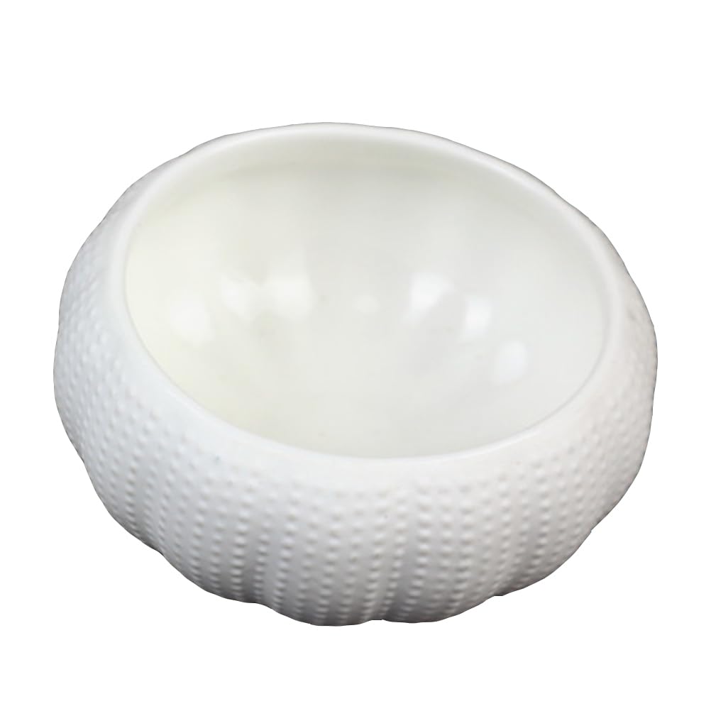 Hemoton Ceramic Sea Urchin Bowl 3.54In Mini Kitchen Seasoning Bowl for Soy Sauce Caviar Dipping Condiments Small Serving for Home Restaurant Japanese Cuisine