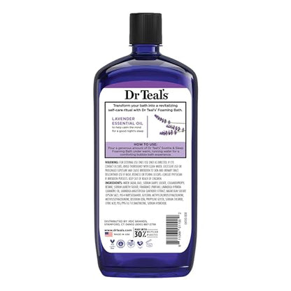 Dr Teal's Foaming Bath with Pure Epsom Salt, Relax & Relief with Eucalyptus & Spearmint, 34 fl oz (Pack of 2)