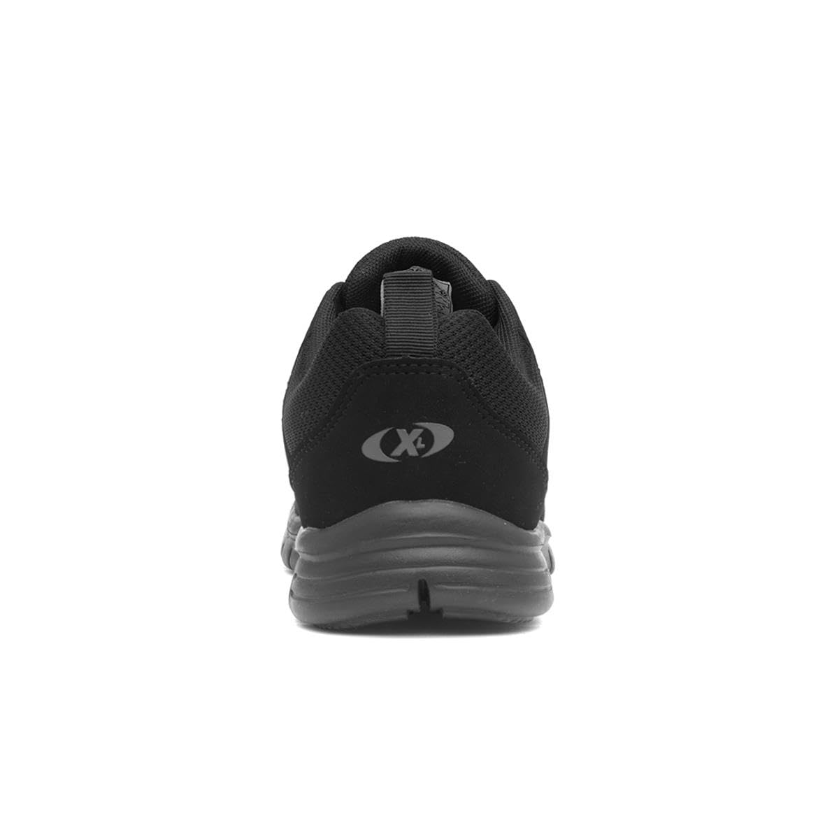 Mens Black Lace Up Trainer - Size 9 UK - Black