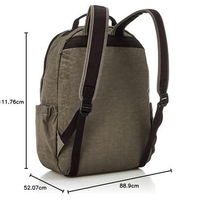 Kipling SEOUL Large Backpack, Green Moss (Green)