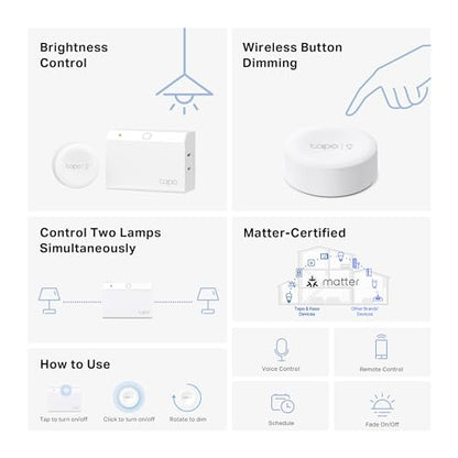 TP-Link Tapo Smart Plug Mini 15A, Smart Home Wi-Fi Plug, Super Easy Setup, Compatible with Alexa & Google Home, No Hub Required, UL Certified, 2.4G WiFi Only, White, Tapo P105(4-Pack)