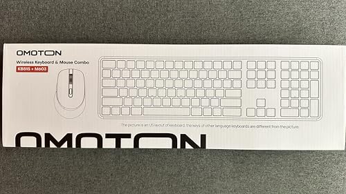 OMOTON Wireless Bluetooth Keyboard Mouse Rechargeable for Mac OS, Wireless Keyboard and mouse Set for MacBook Air/MacBook Pro/iMac, Multi-Device Ultra Slim, Quiet Typing, QWERTY UK Layout, Gray