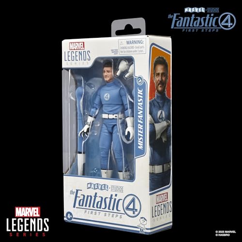 Marvel Legends Series Mister Fantastic Action Figure, Fantastic Four, Blue