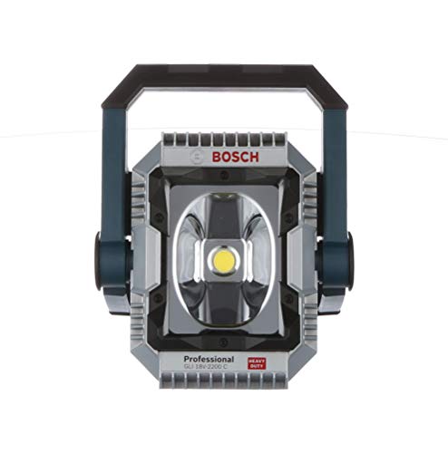 Bosch Professional 18V System Cordless LED Construction Site Floodlight GLI 18V-2200 C (max. brightness 2200 lumen, Connect Ready, without battery/charger)