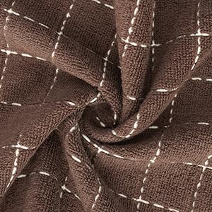 Homaxy 100% Cotton Terry Kitchen Towels, Checkered Designed, Soft and Super