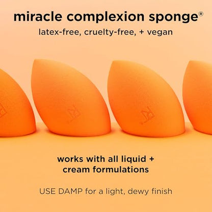 Real Techniques 5 Piece Everyday Essentials Makeup Brush Set, Includes 4 Brushes & Makeup Sponge, For Foundation, Blush, Bronzer, Contour, Eyeshadow, & Powder, Travel Gift Set, Cruelty-Free & Vegan