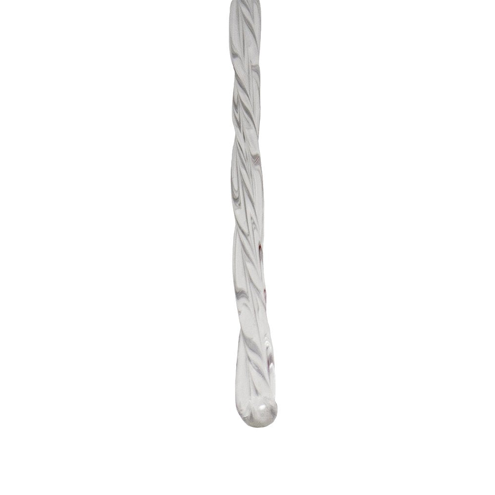 Kurt Adler 7.5-Inch Glass Twist Icicle Ornaments - 6-Piece Set