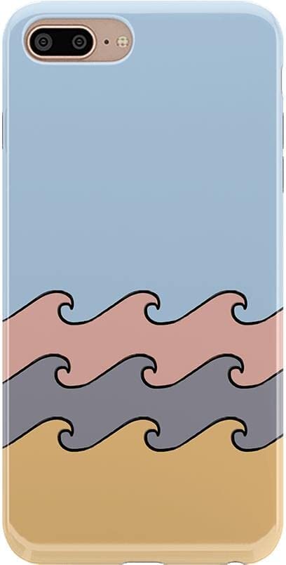 Casely iPhone 6/7/8 Plus Case | Stepping Up | Geo Rose Gold Marble | Classic Ultra Slim Design