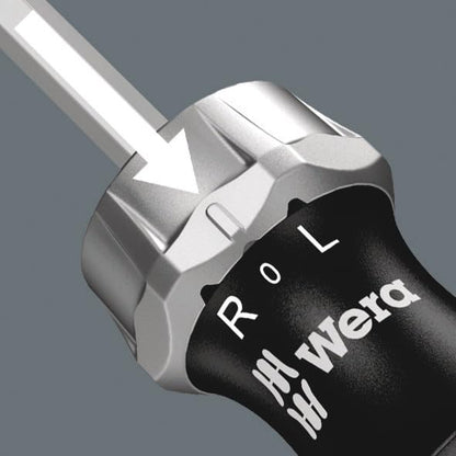 Wera Kraftform Kompakt 27 RA 1 SB Ratcheting Screwdriver & Bits, PH/PZ/SL, 7pc, 05073660001
