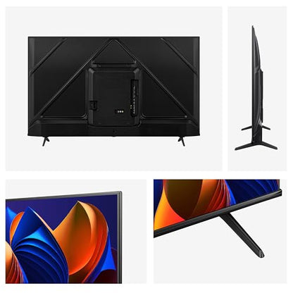 Hisense 65 Inch 4K QLED Smart TV 65E77NQTUK - Quantum Dot Colour, 4K AI Processor, Dolby Vision Atmos, Smooth Motion, Sports Mode, Vidaa OS with Freely, Youtube, Netflix and Disney+ (2024 Model)