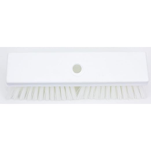 SPARTA Plastic Floor Scrub Brush, Brush Head Only, Deck Brush