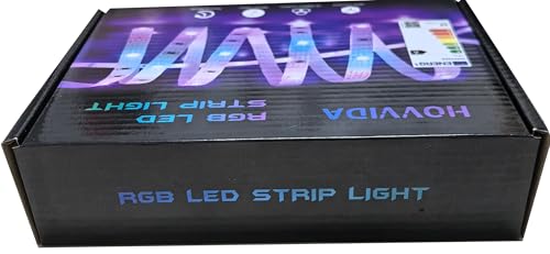 HOVVIDA LED Strip Light Lights 30M, 30 LEDs/Meter, 24V RGB LED Strip, 900 LEDs, 2x15M, APP and Remote Control, Music Mode, Timer Mode, LED for Bedroom, Living Room, Kitchen, Party