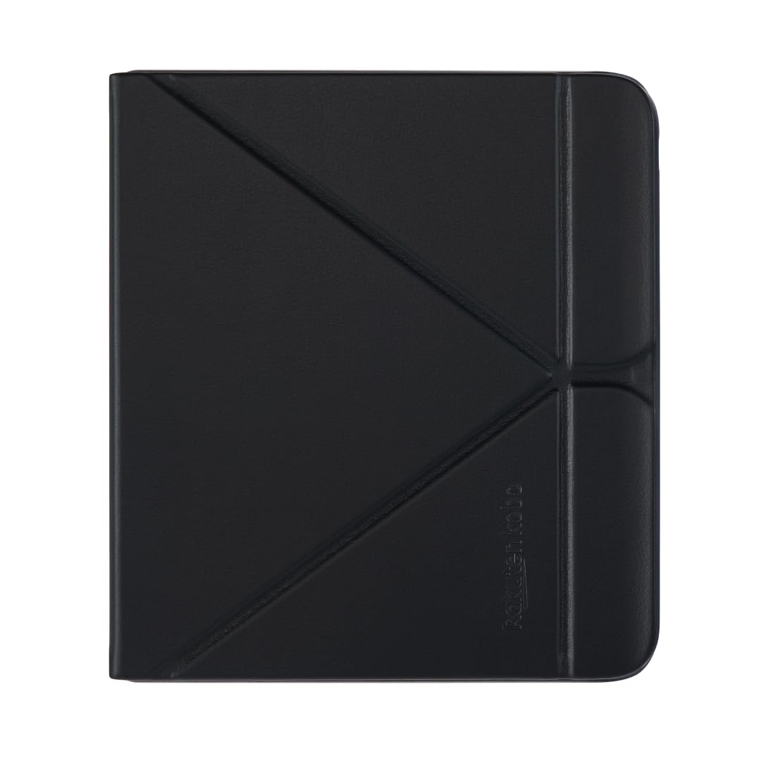 Kobo Libra Colour SleepCover Case | Black | Sleep/Wake Technology | Built-In 2-Way Stand | Vegan Leather | Compatible with 7” Kobo Libra Colour eReader