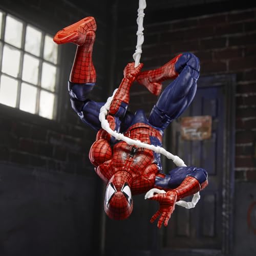 Marvel Legends Maximum Series Spider-Man, Deluxe Spider-Man Comics Collectible 6-Inch Action Figure; Amazing Articulation; Spectacular Accessories