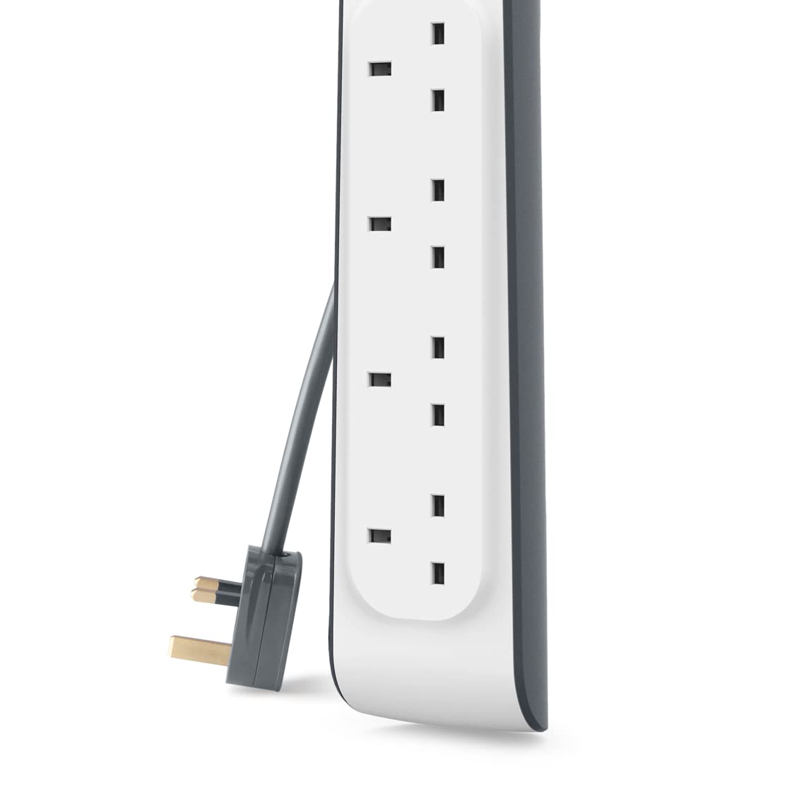 Belkin 4 Way/4 Plug 2 m Surge Protection Extension Lead Strip, White