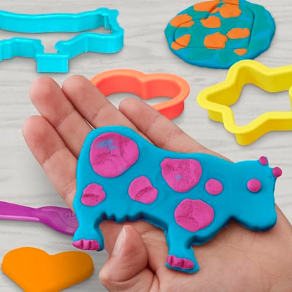 Play-Doh Fun Tub Set, 19 Accessories & Reusable Storage Container, Preschool Toys, Kids Arts & Crafts, Christmas Stocking Stuffer Gifts, Ages 3+ (Amazon Exclusive)