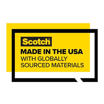 Scotch Gift Wrap Tape, Invisible, Holiday Gift Wrapping Supplies for Christmas Presents and Gift Bags, 0.75 in. x 650 in., 6 Tape Rolls with Dispensers