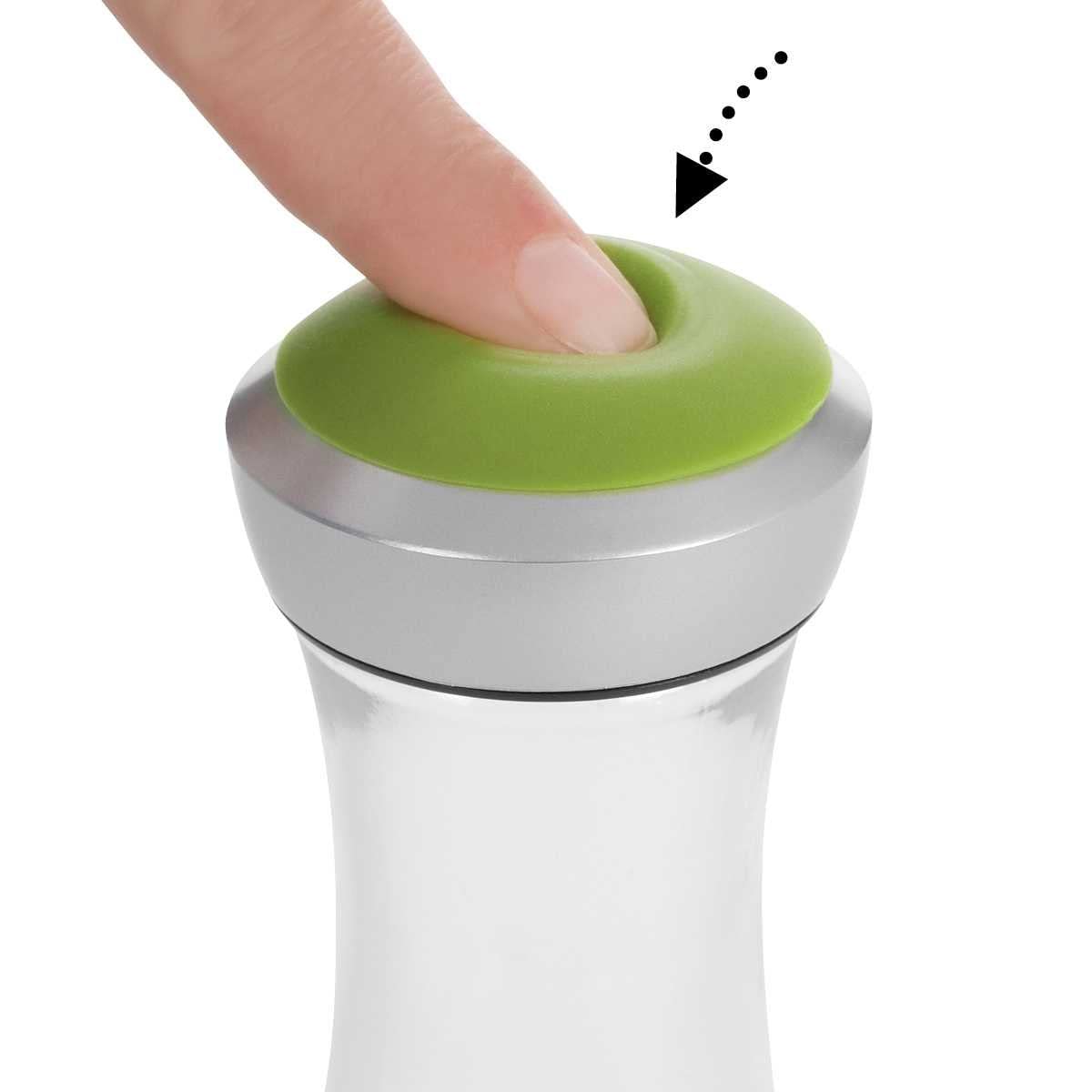 Pop-up Lid Salt or Pepper Shaker by Trudeau - 1 Shaker (Color May Vary)