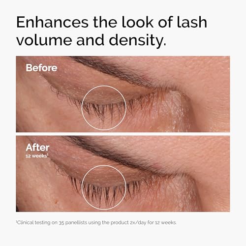 The Ordinary Multi-Peptide Lash and Brow Serum, Peptide-Powered Formula for Thicker, Fuller Looking Lashes & Brows, 5ml