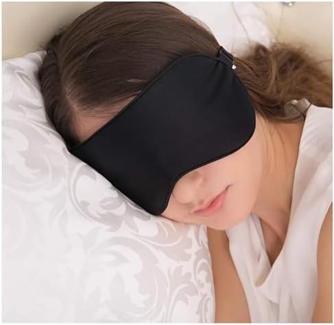 JEFlex Natural Silk Sleep Mask Blindfold, Super-Smooth Eye Mask