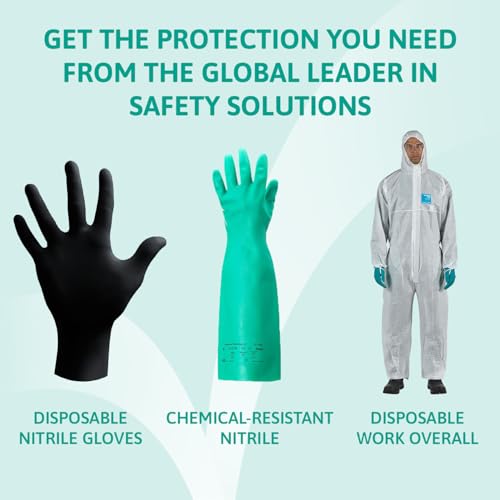 Ansell HyFlex 11-618 Mechanics Gloves, Abrasion-Resistant PU Coating Protective Gloves, Safety Gloves for Precision Handling, Touchscreen Compatible Blue Gloves, Ultra-Thin Work Gloves Large, 12 Pairs