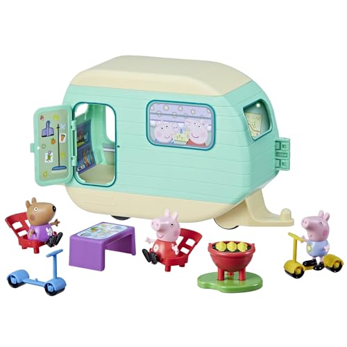 Peppa Pig Peppa's Caravan Playset, Pink