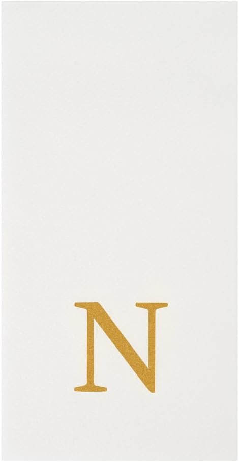 Luxenap 15.8 X 7.9 Inch Linen-Feel Guest Towels, 50 Lettered Hand Towels