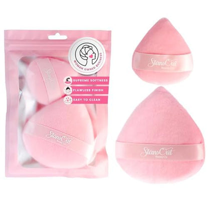 StansOut Memory Foam Makeup Sponge – No-Water-Needed Blender for Liquid, Cream & Powder Foundation – Airbrush Finish, Flawless Application