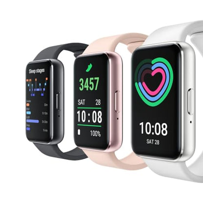 Samsung Galaxy Fit3, Smart Watch, Fitness Tracker, Health Monitoring, Black, 3 Year Samsung Extended Warranty (UK Version)
