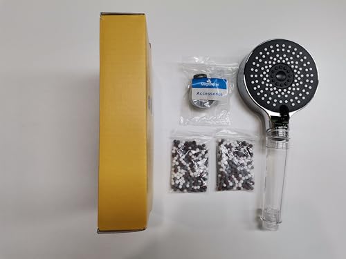 Magichome Shower Head, Upgraded Filter Shower Head High Pressure 5 Modes, Universal Hard Water Filter Showerhead with Extra Replaceable Accessories