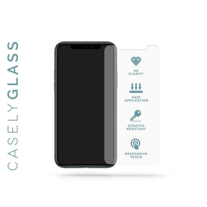 Casely iPhone 16, iPhone 15 Premium Tempered Glass Screen Protector