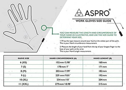 30 Pairs - Size XXL(11) - White Nylon PU coated work gloves for builders, gardeners, etc - By ASPRO (30 pairs, XX-LARGE (size 11))