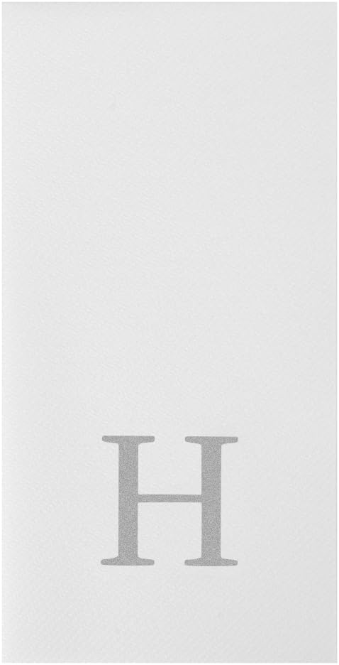 Luxenap 15.8 X 7.9 Inch Linen-Feel Guest Towels, 2000 Lettered Hand Towels