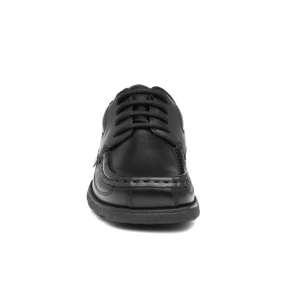 Kickers Fragma L4 E Kids Moc Toe Shoes Black 5 UK Child