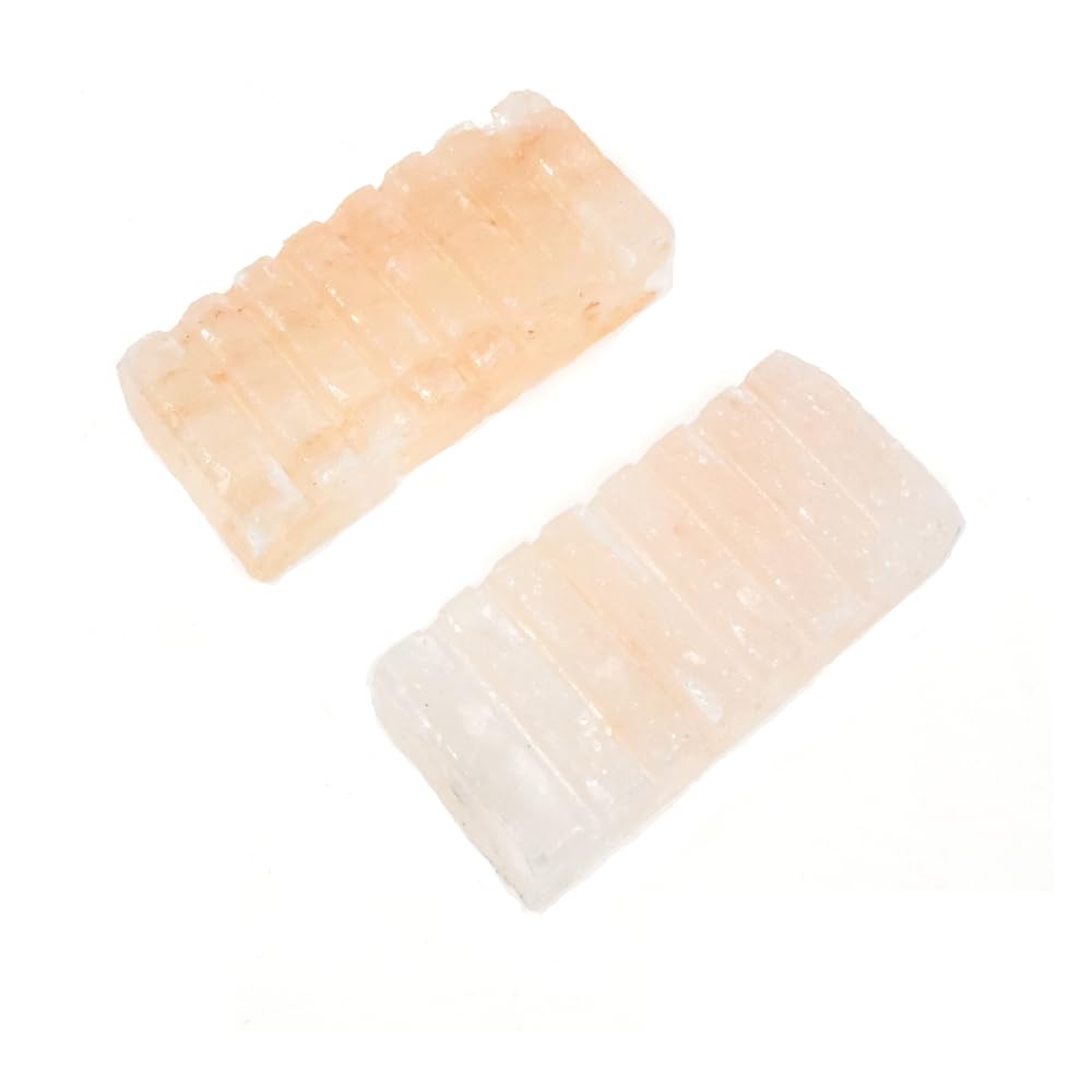 QYLHH 2 Pcs Himalayan Salt Foot Rasp Foot File Hot Massage Stones Cold Stones Set Warm Rocks Kit for Facial SPA