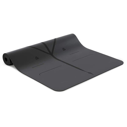 Liforme Travel Yoga mat – Patented Alignment System, Warrior-Like Grip, Non-Slip, Eco-Friendly, Ultra-Lightweight and Sweat Resistant, Made with Natural Rubber