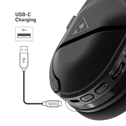 Turtle Beach Stealth 600 Gen 2 MAX Wireless Amplified Multiplatform Gaming Headset for PS5, PS4, Nintendo Switch, PC & Mac with 48+ Hour Battery, Lag-free Wireless, & 50mm Speakers – Black