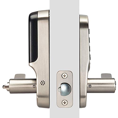 Yale Assure Lever - Keypad Lever Lock (for Doors with no deadbolt) - Keyless Entry with pin Code Unlocking and one-Touch or Auto-Locking - Black Suede