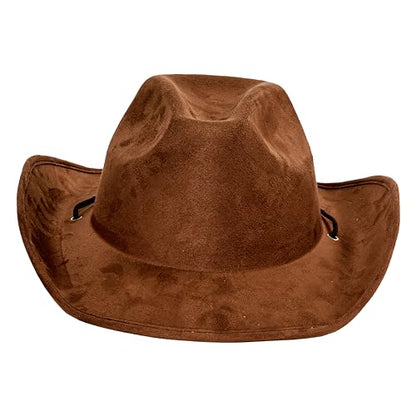 Rubies Brown Faux Suede Cowboy Hat for Adults, Men's No Size