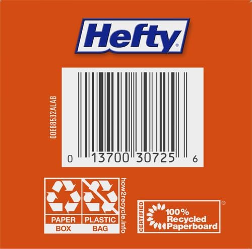Hefty Medium Trash Bags, Fabuloso Scent, 8 Gallon