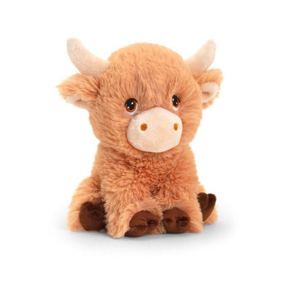 Deluxe Paws Plush Cuddly Soft Eco Toys 100% Recycled (Shaggy Highland Cow)