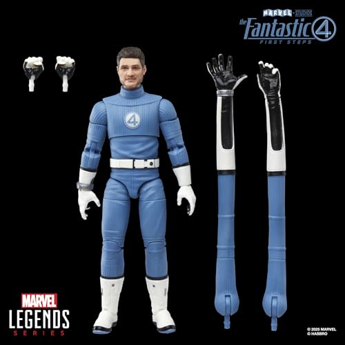 Marvel Legends Series Mister Fantastic Action Figure, Fantastic Four, Blue