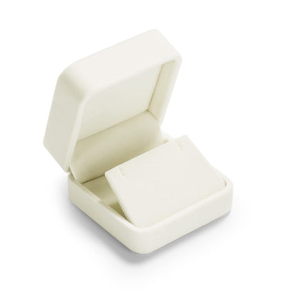 Oirlv Velvet Earring Gift Box Wedding Valentine's Day White Earrings Stud Case