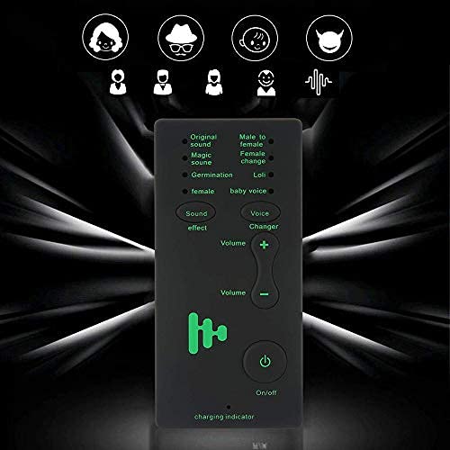 Moontie Voice Changer, Voice Changer for Adults Sound Maching Handheld Microphone Voice Changer Sound Effects Machine for Kids, for Friends Voice Changer Voice Changer Ghostface Voice Changer
