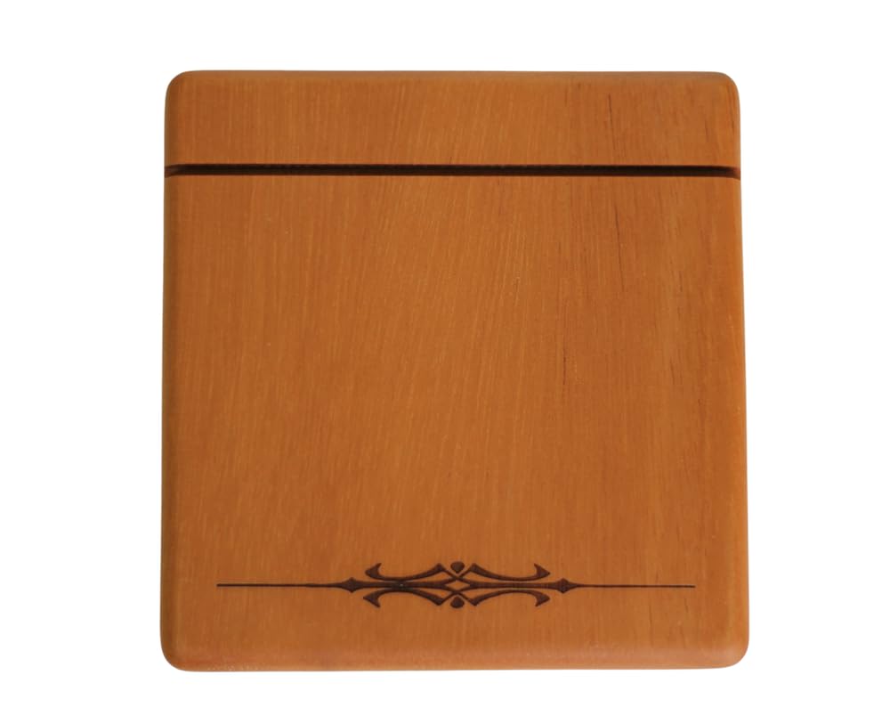 Hecate's Light Tarot Card Stand - Wooden Card Holder - Mahogany Wood Board / Altar Stand for Tarot or Oracle Cards