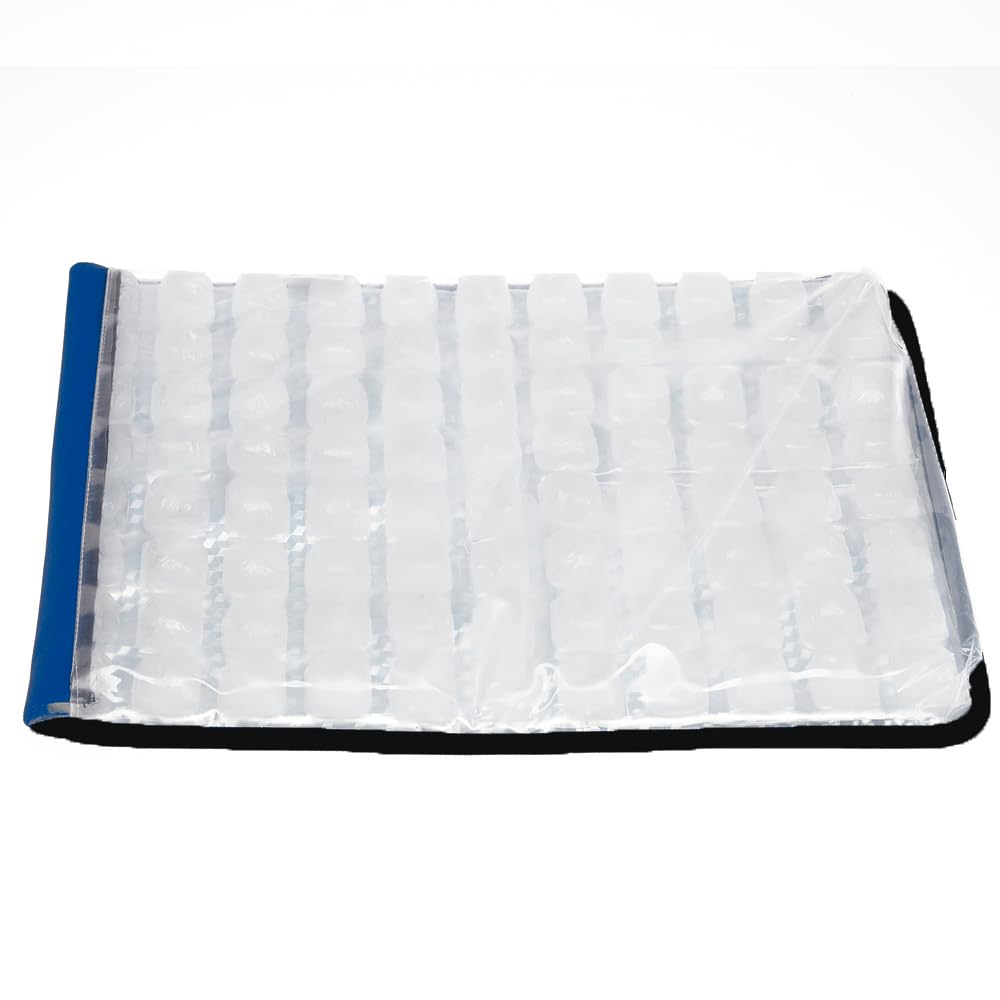 FlexiFreeze Party Mat Food Cooling Serving Platter – Buffet Display Chiller for Meat, Cheese, Fruit & Party Food Trays – Catering Supplies Cold Serving Mat Blue (19" x 15")